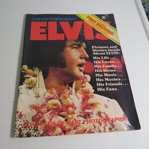 1978 Elvis Presley Collector's Issue Magazine Green Valley Store w/ 33 Record LP